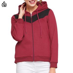 2025 Top Trending Ladies Hoodies Custom Color Design Zipper Hoodies OEM Wholesale Custom Woman Zipper Hoodies - Product Image 1