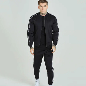 Sweats d'hiver pour hommes à la mode sweats à capuche chauds et doux avec fermeture à glissière impression à la mode sur tissu polaire vêtements de tous les jours - Product Image 3