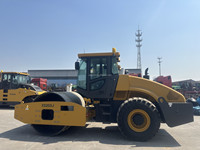 Compacteur de sol hydraulique XS203J |   Rouleau vibratoire à tambour unique en acier de 20 tonnes pour la base routière, les pistes d'aéroports et les projets de barrages