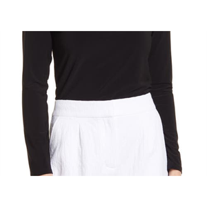 Large Size <b>Black</b> Halogen Knit <b>off</b> the <b>Shoulder</b> <b>Top</b> by Halogen Twinset for Winter Short Length - Product Image 3