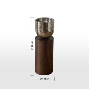 Lampe à bougie faite à la main de luxe lumière décorative élégante Accent artistique pour salon chambre table décor à la maison - Product Image 4