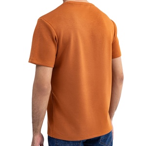 Camisetas de algodón suave y transpirable para hombre, cuello redondo, color liso, estilo urbano, venta al por mayor en EE. UU., ropa casual, prendas a granel, OEM - Product Image 3