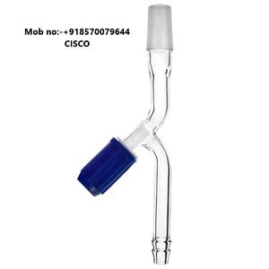 Venta al por mayor Mejor Precio de vidrio borosilicato cristalería de laboratorio llave de paso ROTAFLOW recta personalizada con 0-3mm de diámetro interior - Product Image 2