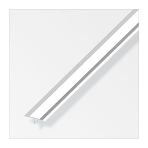 Giunto in Alluminio a T 14 mm x Pavimenti 250/270 cm Cromo - Product Image 1