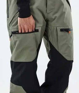 Pantalones de Esquí Acolchados con Bloques de Color Personalizados, Resistentes al Viento y al Agua, para Deportes de Nieve al Aire Libre - Product Image 3