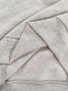 เสื้อสเวตเตอร์ขนแกะแบบสวมหัวมีฮู้ดสำหรับผู้ชายเสื้อกันหนาวแบบสวมหัวสไตล์เรียบ/เปล่า - Product Image 4