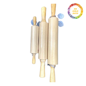 Rouleau à pâtisserie miniature en bois écologique personnalisé en gros, jouet éducatif de cuisine Montessori de haute qualité pour enfants, planche à pâtisserie - Product Image 6