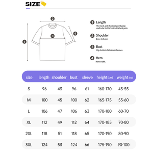 T-shirt OEM 2026 personnalisé avec impression numérique graphique, épaules tombantes, 100 % coton, noir et blanc, épais, coupe ajustée, séchage rapide - Product Image 4