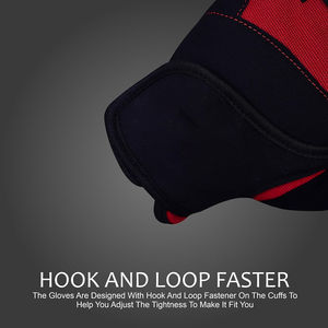 Gants de cyclisme à demi-doigts de nouvelle conception avec coussinets antidérapants et amortisseurs pour l'entraînement cycliste en extérieur - Product Image 3