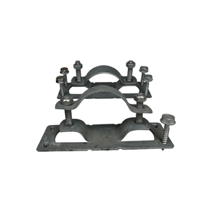 안전 U 자형 4*4 회전 분말 코팅 금속 알루미늄 스틸 울타리 버팀대 장착 브래킷 - Product Image 5