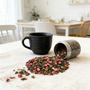 Teh Buah Berkualitas Tinggi H-006 Yunding Teh Oolong Stroberi  Kesehatan Pelangsing  Teh Daun Lepas  Kelas Satu Dapat Disesuaikan - Product Image 4