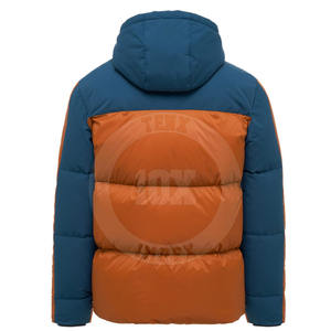 Precio bajo, alta calidad, logotipo personalizado impreso, chaqueta de burbuja para hombre, chaqueta de invierno de burbuja personalizada de talla grande para hombre - Product Image 2