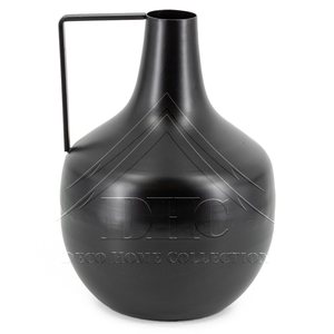 Florero de Metal de aluminio negro personalizado de moda moderno Florero de mesa nuevo elegante a un precio - Product Image 1