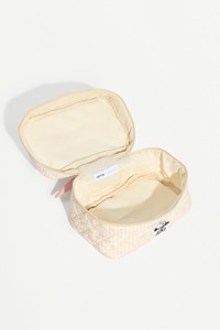 Private Label Travel <b>Makeup</b> Bag Cute Quilted Cosmetic <b>Case</b> ODM Beauty Organizer OEM Factory - Product Image 3