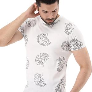 Ropa de verano para hombres, camiseta hecha a medida con logotipo personalizado impreso, venta al por mayor - Product Image 6