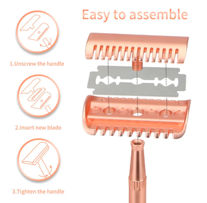 Maquinilla de afeitar ANAAIF de alta calidad de acero inoxidable de una sola hoja para cara, cuerpo, axilas, polvo, venta al por mayor, proveedor de maquinilla de afeitar - Product Image 5