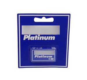 Cuchillas de afeitar desechables de seguridad de alta calidad de acero inoxidable Platino de doble filo - Product Image 1
