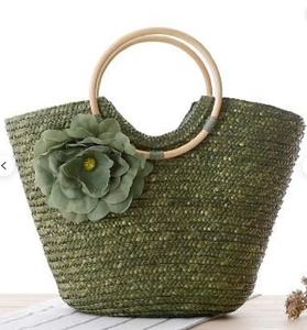 Rench arket Urse Asket, bolsas de paja elegantes multicolor - Product Image 1