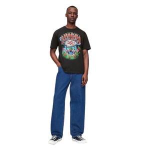 Camiseta Vintage Oversize para Hombre 100% Algodón, de Gran Gramaje, Transpirable, Ecológica, Lavada con Ácido, Diseño Personalizado, Venta al por Mayor OEM - Product Image 3