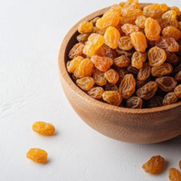 Premium zoete gouden hele rozijnen 1kg Gujarat oorsprong gedroogd fruit zonder toevoegingen AD-proces vacuüm verpakt bulk GMO biologisch gewoon