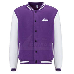 Qualité supérieure Logo personnalisé Veste Letterman Vêtements à la mode Veste Letterman à manches longues - Product Image 1