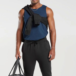 Musculation Coton Fibre De Bambou Sans Manches Muscle Personnalisé Gym Fitness Hommes Débardeurs Haute Qualité Usine En Gros Séchage Rapide - Product Image 6