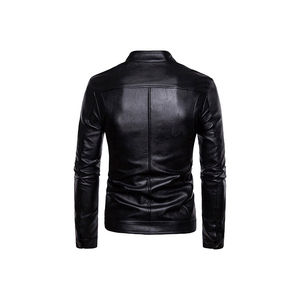 Chaqueta de invierno barata de cuero para hombre prendas de vestir exteriores de alta calidad para hombre - Product Image 3