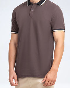 เสื้อโปโลกอล์ฟผู้ชายผ้าฝ้ายระบายอากาศ พิมพ์ลายปักตามสั่ง โลโก้ตามสั่ง เสื้อผ้ากอล์ฟคุณภาพสูง - Product Image 2