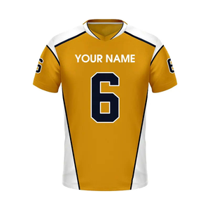 Camisetas de Rugby Retro Personalizadas al por Mayor, Cosidas, Personalizables, de Manga Corta, para Deportes de Equipo, Fútbol Americano, Transpirables - Product Image 2