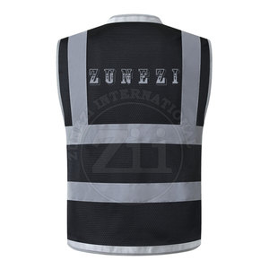 Dernier design, gilet de sécurité réfléchissant haute visibilité, couleur unie, respirant, personnalisable, imperméable, vente en gros - Product Image 2
