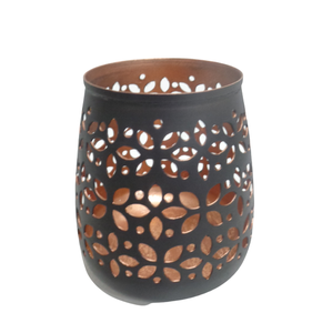 เชิงเทียนเหล็กทรงกลมสีฟ้าสำหรับตกแต่งห้องนั่งเล่นทำด้วยมือ - Product Image 6