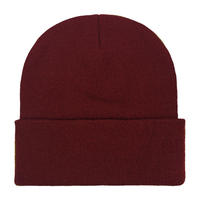 Gorro de punto unisex personalizado OEM/ODM sin ribete, sin visera, con logo bordado 3D, MOQ bajo, gorra deportiva con patrón de letras e imagen de viaje