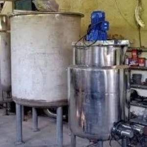 Réservoir d'agitation magnétique en acier inoxydable d'usine pour produits chimiques homogénéisant émulsifiant le moteur de stockage de mélange fraisage supplémentaire - Product Image 1