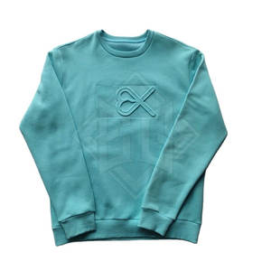 เสื้อสเวตเชิ้ตคอกลมลายนูนสไตล์ลำลอง EXPERIENCE GEAR ผ้าฝ้าย/โพลีเอสเตอร์ 300 กรัม สำหรับฤดูหนาว ทรงปกติ เป็นมิตรกับสิ่งแวดล้อม สำหรับผู้ชาย - Product Image 1