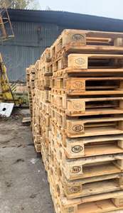 Paleta Europea de Madera 1200x800mm Tratada Térmicamente, Estándar ISPM 15, 4 Vías, Industrial, Nueva/Usada, Grado A, Apilable, Reutilizable, Modelo EU-1208-HT - Product Image 5