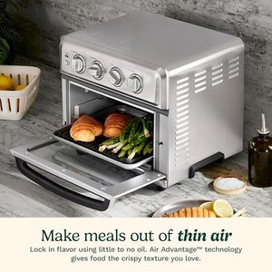 Best Selling Cuisinart Stainless Steel Air-Fryer <b>toaster</b> Oven with Mechanical Controls, 1800W 8-in-1 Available For sales - Product Image 4