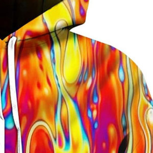 Hoodie sans manches unisexe en polaire imprimé par transfert thermique, personnalisé, antibactérien, doux, léger, en polyester, pour le sport et l'entraînement, OEM - Product Image 6