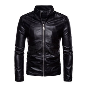 Chaqueta de cuero superventas chaqueta de cuero para hombre precio al por mayor chaqueta de cuero Pu para hombre moda último estilo 2025 - Product Image 1