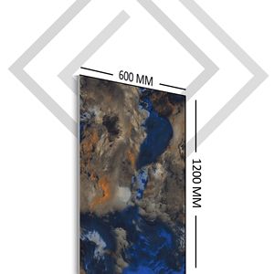 Suelos modernos Blue Moon Mejoras para el hogar Azulejos Encimera Vestíbulo de cocina 60x120 60x60 80x160 Piso de cerámica de porcelana Larga vida - Product Image 5