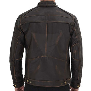 Chaqueta de Cuero Vacuno con Cuello Alto y Logotipo Frontal, Diseño Personalizado, Transpirable y Ecológica, en Venta - Product Image 3