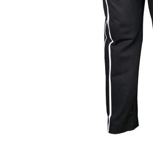 กางเกงจ็อกเกอร์สีดำยืดได้พิมพ์ลายสีพื้นสไตล์สตรีทแวร์ลำลองมีให้เลือกทุกขนาด - Product Image 6