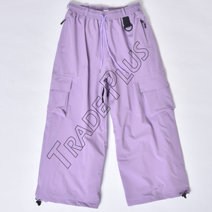 OEM pantalones clásicos nieve esquí holgados para Unisex impermeable transpirable invierno uso snowboard ajustable polar cintura con cremallera - Product Image 1