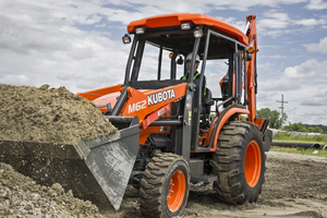 New <b>for</b> M62 <b>Walking</b> Backhoe Loader 4WD Compact Tractor Diesel 20 Farm Equipment Multifunctional Construction <b>Machine</b> Red - Product Image 4