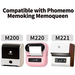 สำหรับฉลากความร้อนสีขาวขนาด70x80มม. ชุด3ม้วนสำหรับเครื่องพิมพ์ M220/M200/M221 - Product Image 6