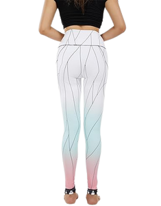 Vente chaude sport pantalons de Yoga sur mesure séchage rapide respirant course femmes Fitness Leggings taille haute sans couture pantalon pour les filles - Product Image 4