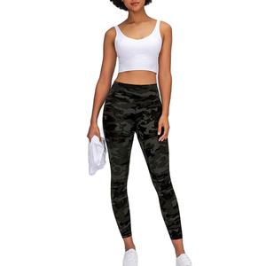 Leggings de yoga pour femmes à taille haute très élastique, couleur unie, en Spandex/Nylon, longueur intégrale, légers (220g), imprimés par transfert thermique – Meilleures ventes - Product Image 5