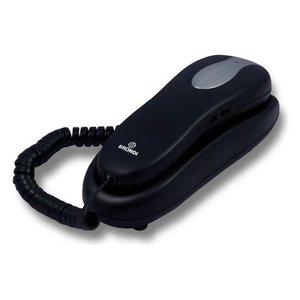 Téléphone fixe noir Nemo avec design filaire pour la maison et le bureau - Product Image 1