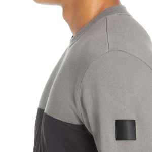 Blanc o cou polaire sweat 100% coton tissu pull style pour hommes en gros en vrac impression personnalisation prêt - Product Image 4