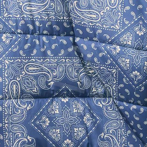 Veste bouffante imperméable d'hiver personnalisée pour femmes, manteau d'hiver en duvet de bulle imprimé en cuir de mouton épais, Patchwork, vente à chaud - Product Image 5