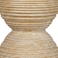 Tabouret en fibrociment écologique de haute qualité, renforcé de fibres de verre, design moderne, couleur travertin, personnalisable pour hôtel, entrée, villa